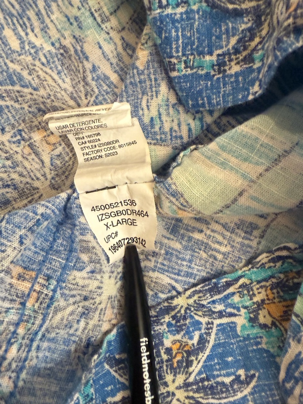 IZOD Saltwater Tropical Sailboat Palm Tree
Button Down Shirt Retro Men's XL - Picture 12 of 12